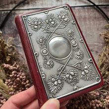 Load image into Gallery viewer, 1904 The Illustrated Longfellow Birthday Book Mounted Sterling Silver Front Cover Floral

