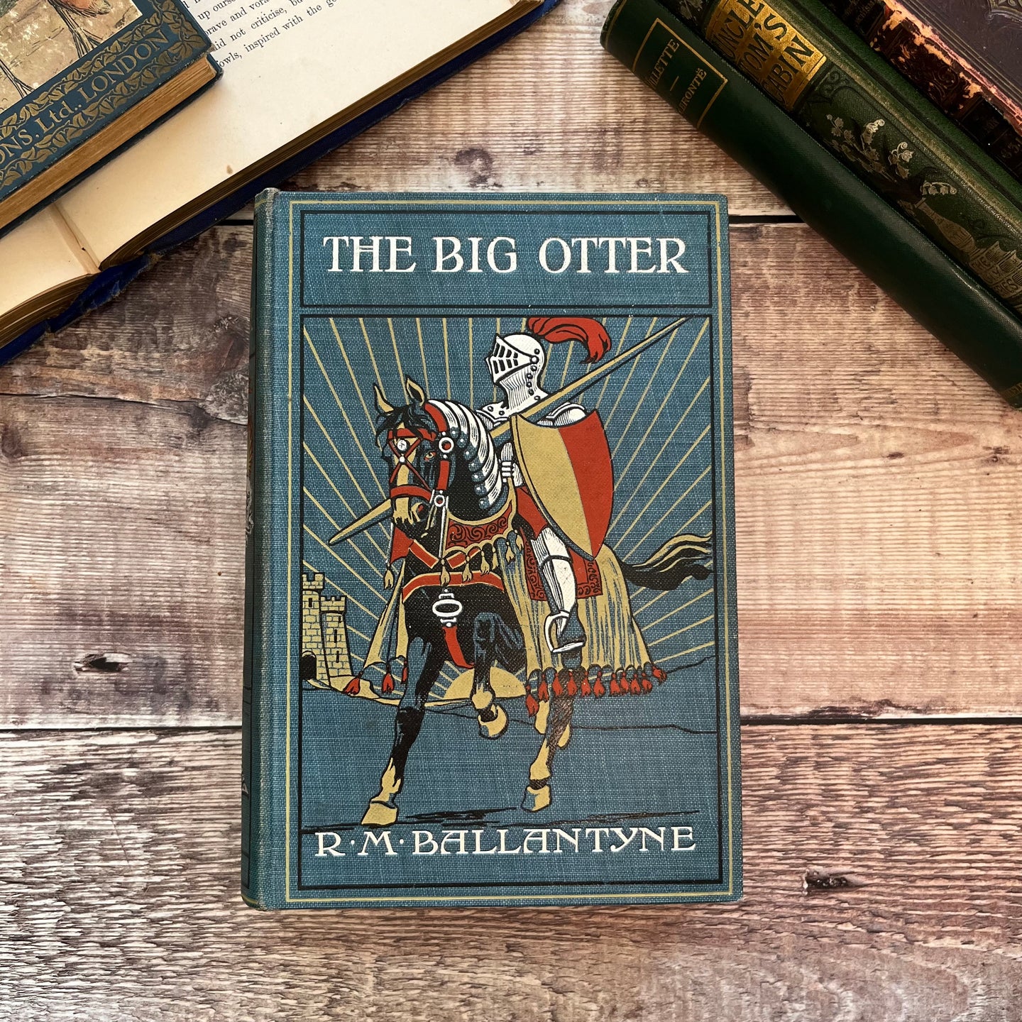 The Big Otter by RM Ballantyne Antique Book Published by James Nisbet