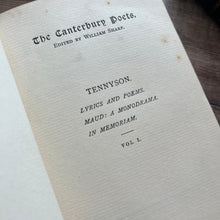 Load image into Gallery viewer, Full Leather Book of Poetry by Lord Alfred Tennyson With Floral Gilt
