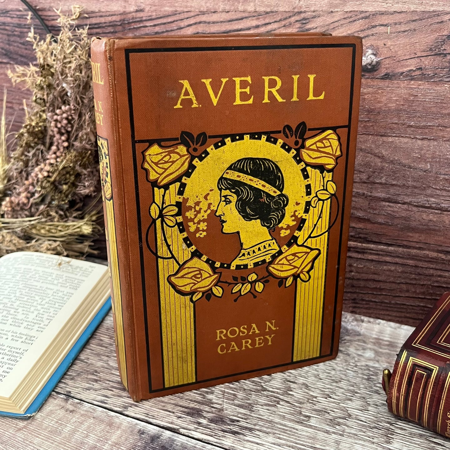 Averil by Rosa N Carey Beautiful Antique Cloth Binding Eighth Impression