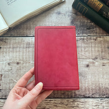Load image into Gallery viewer, Poems of Ella Wheeler Wilcox Miniature Yapp Leather Suede Binding Antique Roses Book
