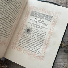 Load image into Gallery viewer, Petit Paroissien 19th Century; Full Velvet Binding with Metal Details and Clasp
