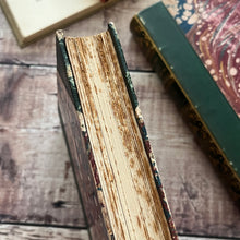 Load image into Gallery viewer, 1877 The Life of Oliver Goldsmith by Forster Two Volumes Half Leather Bindings
