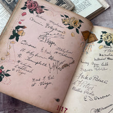 Load image into Gallery viewer, Full Leather Manuscript Book with Snakeskin Effect; with Drawings, Verses, Autographs
