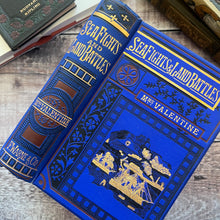 Load image into Gallery viewer, Sea Fights and Land Battles by Mrs Valentine Late Victorian Book

