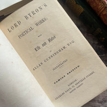 Load image into Gallery viewer, The Poetical Works and Life of Lord Byron Victorian Illustrated Book
