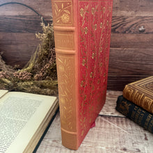 Load image into Gallery viewer, Candide and Zadig by Voltaire 1977 Full Leather Book with Floral Gilt by Franklin Library
