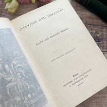 Load image into Gallery viewer, Invention and Discovery Pictorial Cloth Binding Victorian Book

