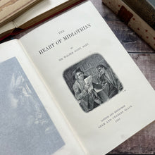 Load image into Gallery viewer, 1893 The Heart of Midlothian by Sir Walter Scott Beautiful Cloth Victorian Binding Waverley Novel
