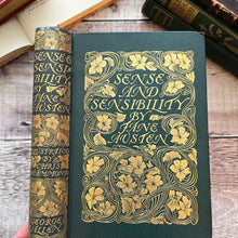 Load image into Gallery viewer, 1899 Sense and Sensibility by Jane Austen Scarce Art Nouveau Binding Book
