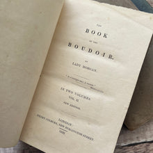 Load image into Gallery viewer, The Book of the Boudoir: 1829 Lady Morgan Antique Books, Two Volumes (et)
