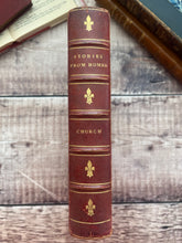 Load image into Gallery viewer, 1915 Stories from Homer by AJ Church; Half Calf Leather School Prize Binding
