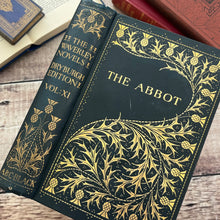 Load image into Gallery viewer, 1893 The Abbot by Sir Walter Scott Beautiful AA Turbayne Victorian Binding
