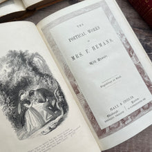 Load image into Gallery viewer, Mrs Heman&#39;s Poetical Works Fine Cloth Binding by Gall and Inglis Book Victorian
