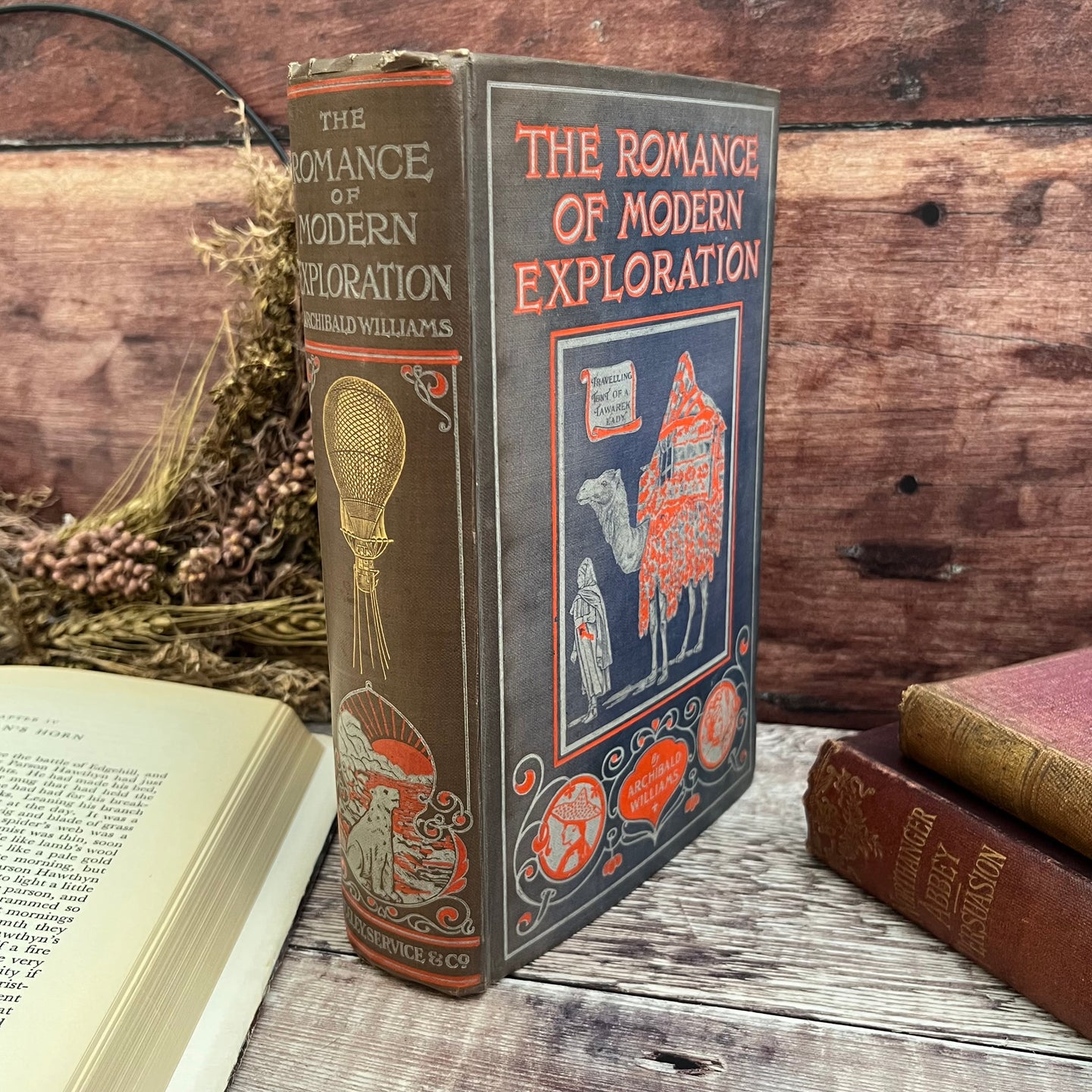 1926 The Romance of Modern Exploration by Archibald Williams Illustrated Book