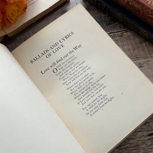 Load image into Gallery viewer, 1908 Ballads and Lyrics of Love Edwardian Book with Colour Plates by Byam Shaw
