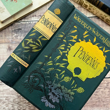 Load image into Gallery viewer, The History of Pendennis by William Makepeace Thackeray Floral Binding Book
