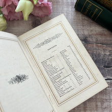 Load image into Gallery viewer, 1864 The Emblems and Poetry of Flowers Early Victorian Purple Book
