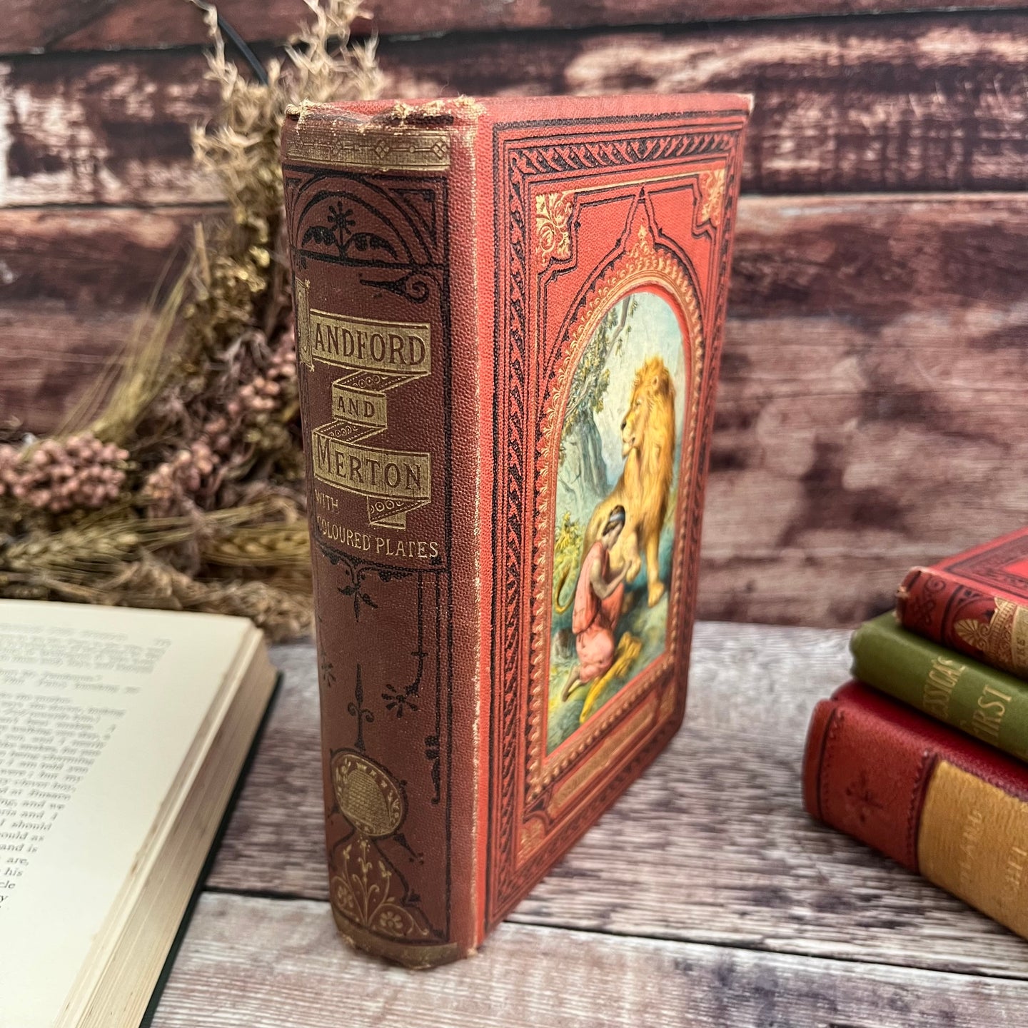 1873 Sandford and Merton A Book for the Young by Thomas Day with Colour Plates