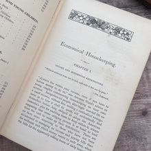 Load image into Gallery viewer, Handbook of Housekeeping for Small Incomes by Florence Stacpoole; Floral Binding
