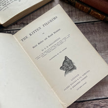 Load image into Gallery viewer, The Kitten Pilgrims by RM Ballantyne Beautiful Antique Book with Floral Gilt
