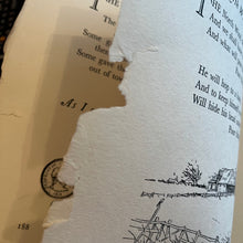 Load image into Gallery viewer, 1932 Mother Goose Collection of Illustrated Nursery Rhymes Antique Book
