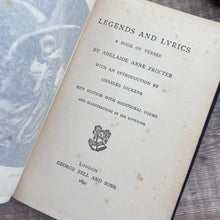 Load image into Gallery viewer, 1899 Legends and Lyrics by Adelaide Proctor; Poetry in a Full Calf Leather Binding
