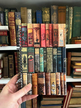 Load image into Gallery viewer, Spiral Bound Lined Notebook A5 Size with Antique Book Spine Image
