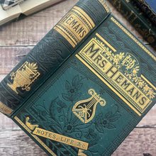 Load image into Gallery viewer, The Poetical Works of Mrs Hemans; Victorian Book The Lansdowne Poets
