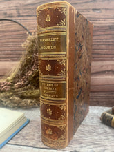 Load image into Gallery viewer, Peveril of the Peak and Quentin Durward by Sir Walter Scott; Half Calf Binding
