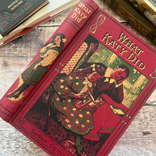 Load image into Gallery viewer, What Katy Did by Susan Coolidge Beautiful Binding of a Reading Girl
