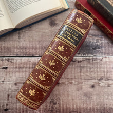 Load image into Gallery viewer, 1911 A Short History of English Literature by George Saintsbury Beautiful Half Leather Binding
