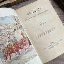 Load image into Gallery viewer, Ben Hur by Lew Wallace A Tale of the Time of Our Lord Art Nouveau Book
