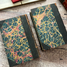 Load image into Gallery viewer, Two Half Leather Sir Walter Scott Books with Marbled Text Block Edges 1901
