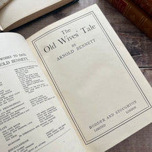 Load image into Gallery viewer, The Old Wives&#39; Tale by Arnold Bennett Half Calf Leather Antique Book Marbled
