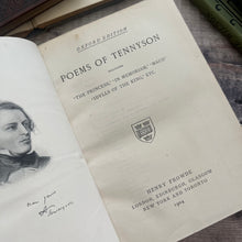 Load image into Gallery viewer, The Poetical Works of Alfred Lord Tennyson; Quarter Bound Vellum Book
