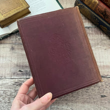 Load image into Gallery viewer, 1870 Heber&#39;s Hymns Mid Victorian 19th Century Floral Binding Book Faded
