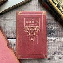 Load image into Gallery viewer, 1911 The Blue Bird by Maurice Maeterlinck Full Pink Leather Book
