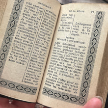 Load image into Gallery viewer, Petit Paroissien Romain; Full Leather French Catholic Miniature Prayer Book
