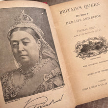 Load image into Gallery viewer, Britain's Queen The Story of Her Life and Reign by Thomas Paul Illustrated
