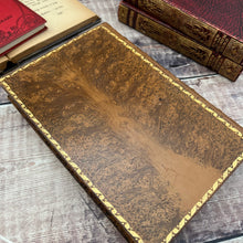 Load image into Gallery viewer, 1896 Riverside Letters by George D Leslie Full Tree Calf Leather Book
