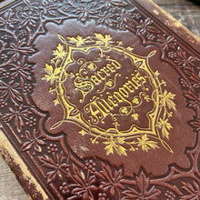 Load image into Gallery viewer, 1856 Sacred Allegories by the Rev William Adams Full Fine Leather Binding Book
