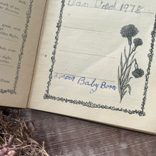 Load image into Gallery viewer, The Longfellow Birthday Book; Illustrated Pocket Book in Floral Binding
