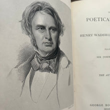 Load image into Gallery viewer, 1887 The Poetical Works of Longfellow Full Tree Calf Leather Binding

