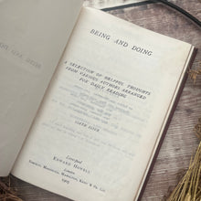 Load image into Gallery viewer, 1905 Being and Doing Full Leather Bound Book Edwardian
