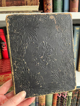 Load image into Gallery viewer, Early Victorian Manuscript Book; Full Embossed Leather with Original Verse and Printed Plates
