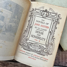 Load image into Gallery viewer, Sense and Sensibility by Jane Austen Late Victorian Two Volume Illustrated Books
