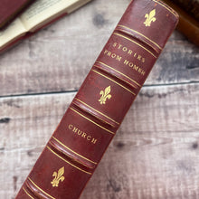 Load image into Gallery viewer, 1915 Stories from Homer by AJ Church; Half Calf Leather School Prize Binding
