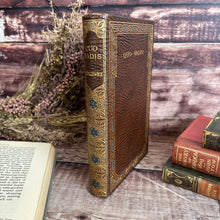 Load image into Gallery viewer, 1926 Quo Vadis Pretty Floral Spine Antique Book Faux Leather
