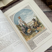 Load image into Gallery viewer, 1877 The Poems of Oliver Goldsmith; Lovely Victorian Binding; Illustrated Book
